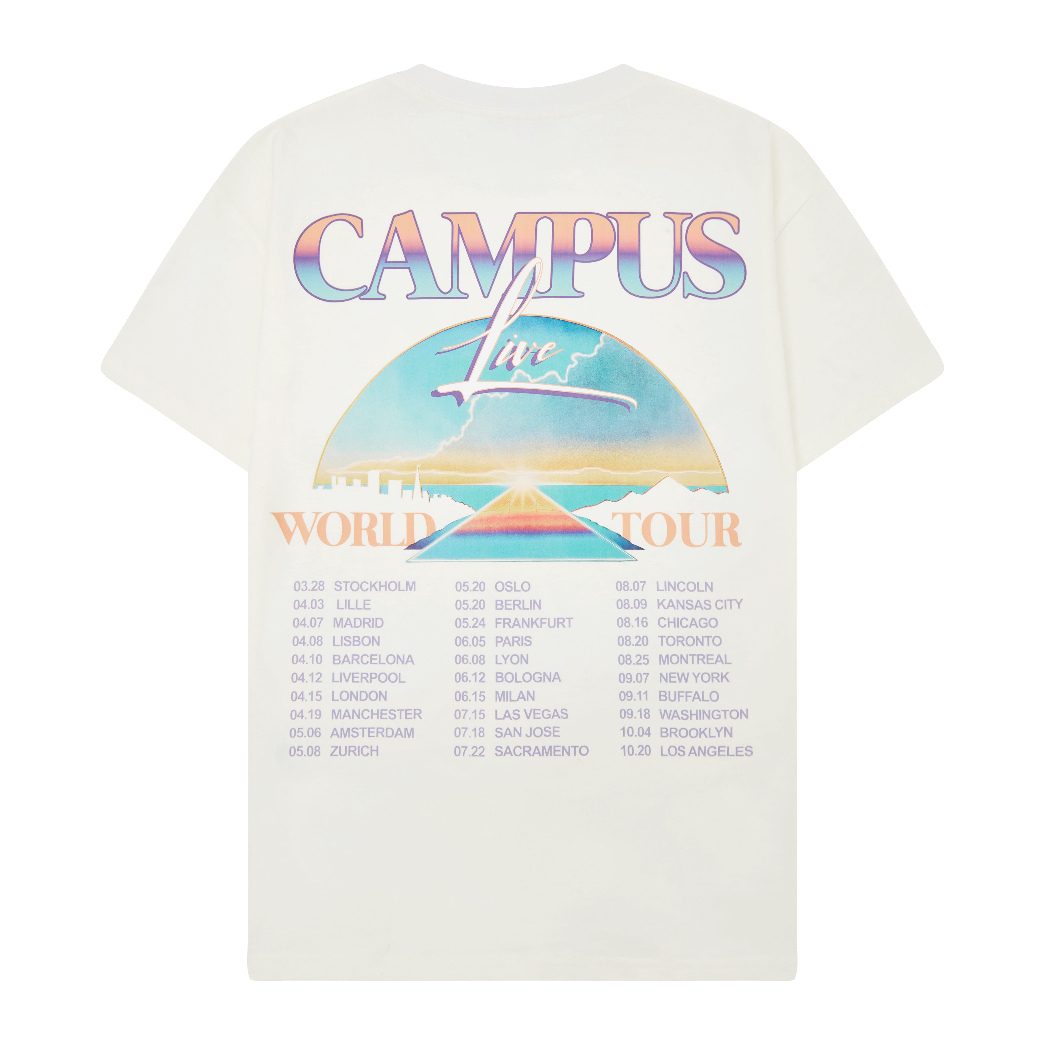 World Tour Tee (Cream)